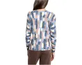 Свитер Brushstrokes Waffle V-neck от NIC+ZOE