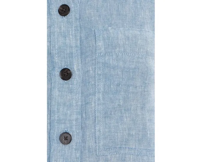 Платье-рубашка Relaxed Mini Madewell из 100% льна