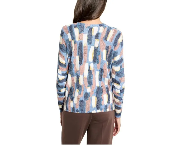 Свитер Brushstrokes Waffle V-neck от NIC+ZOE
