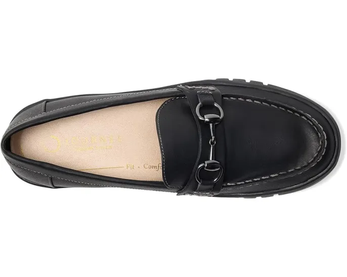 Лоферы Journee Collection Kaya с металлической деталью и круглым носком