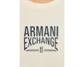 Футболка Slim Stripe Tee с принтом Armani Exchange