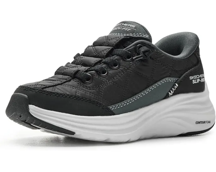 Детские кроссовки SKECHERS KIDS Hands Free Slip Ins Contour Foam Cozy Fit с технологией Heel Pillow
