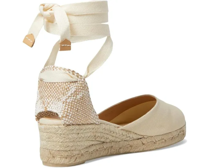 Эспадрильи Carina 30 от CASTANER с клиновидным каблуком и джутовой отделкой