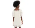 Мини-платье Free People Juno с вышивкой и пышными рукавами