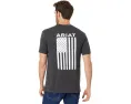 Ariat футболка Freedom с коротким рукавом в цвете Charcoal Heather