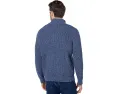 Свитер L.L.Bean из органического хлопка с воротником стойкой и молнией на четверть