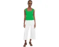 Джинсы Liverpool Los Angeles Petite с вышивкой Stride Crop Wide Leg Inseam 24