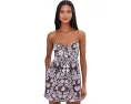 Мини-платье Free People Floreo Jacqaurd Mini с декольте-сердечком