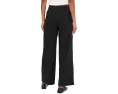 Stretch Poplin Wide Leg Pants