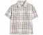 Повседневная клетчатая рубашка Boxy Woven abercrombie kids для детей