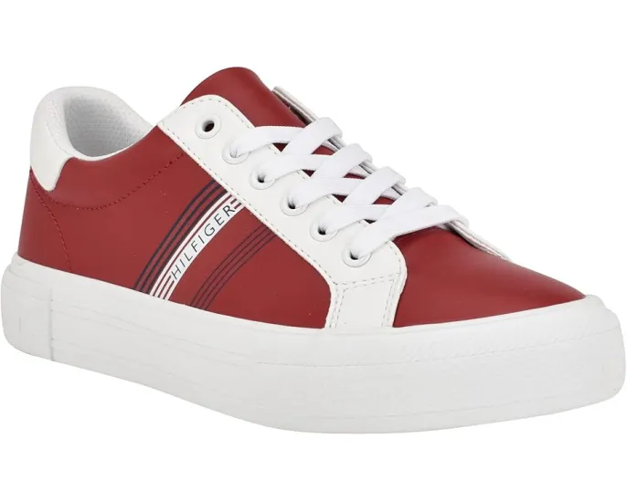 Кроссовки Andrei Tommy Hilfiger из кожи и текстиля с круглым носком