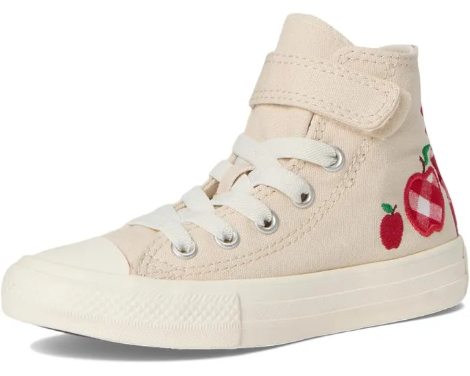 Converse детские кеды Chuck Taylor All Star с клетчатыми акцентами и застежкой на липучке