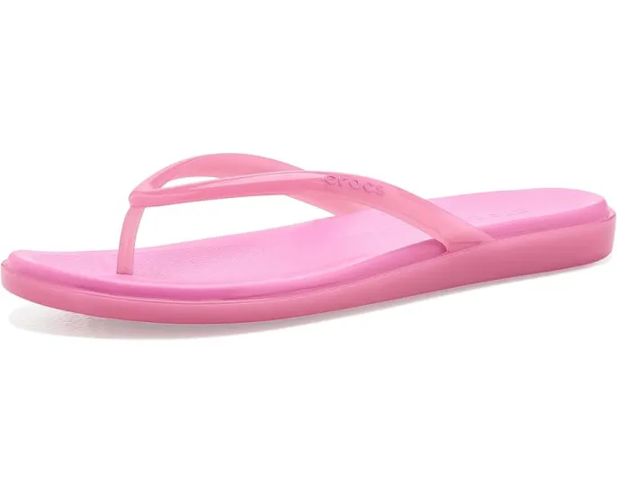Crocs шлепанцы Miami на танкетке с минималистичными ремешками