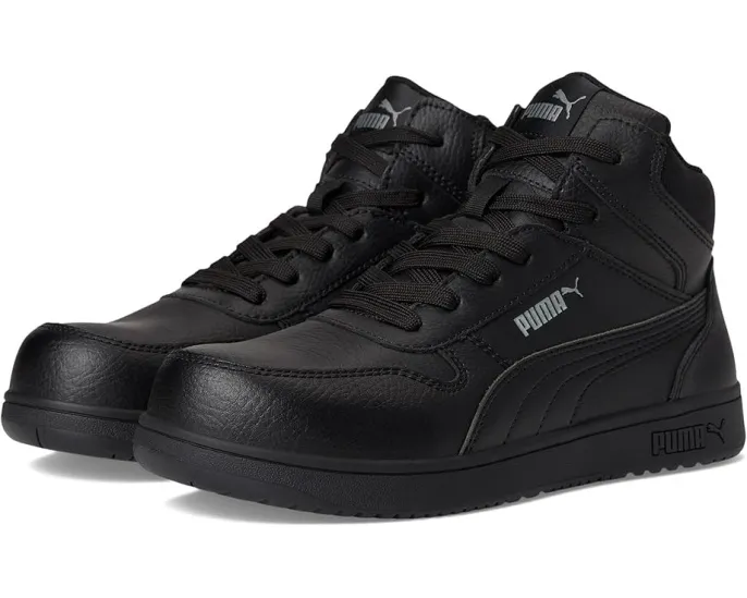 Puma Safety ботинки Frontcourt Leather Mid с кожаным верхом