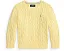 Свитер Polo Ralph Lauren для детей из хлопка с косой вязкой