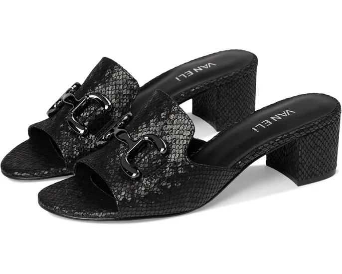 Туфли Vaneli Oksana с открытым носком на устойчивом каблуке