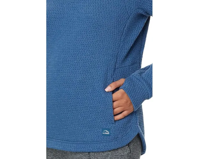 Свитер L.L.Bean Ridgeknit Crossneck с капюшоном