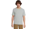 Футболка Vince Short Sleeve Crew из пима-хлопка с рельефным узором