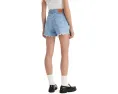 Шорты Levi's High Waisted Mom с пятью карманами и кожаным патчем