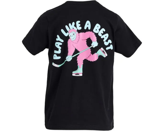 Футболка ChalkTalk SPORTS Kids для хоккея с принтом Play Like a Beast