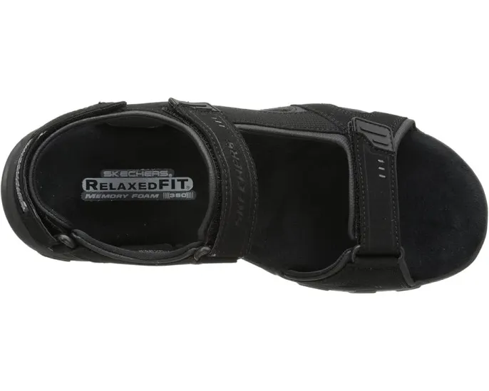 Сандалии SKECHERS Gander Louden с ремешками на липучках и стелькой Memory Foam 360