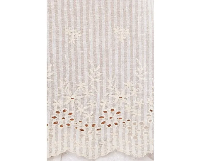 Блуза Vince Camuto без рукавов с круглым вырезом и вышивкой