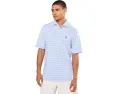 Классическая полосатая хлопковая поло Polo Ralph Lauren с мягким воротником