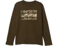Футболка Under Armour Kids Stacked Logo с брендовым принтом