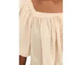 Free People Топ Bali Daydream Melody с квадратным вырезом и вышивкой