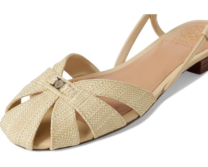 Плоские сандалии Vince Camuto Cacey Fisherman с ремешком на пряжке и стелькой с амортизацией