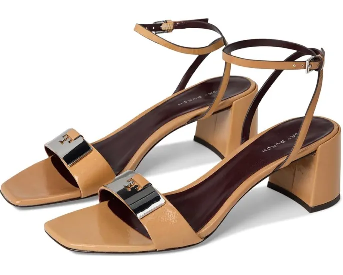 Босоножки Tory Burch Gigi 55 мм с квадратным носком и регулируемым ремешком