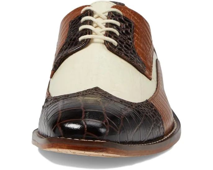 Stacy Adams Gallinari оксфорды Wingtip с принтом и кожаной подошвой