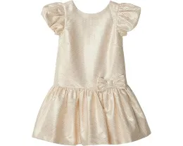 Платье для девочек из золотистого жаккарда Janie and Jack с бантом