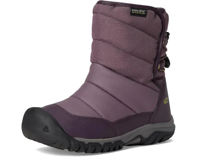 Детские утепленные зимние ботинки KEEN Puffrider Insulated Waterproof с легким надеванием