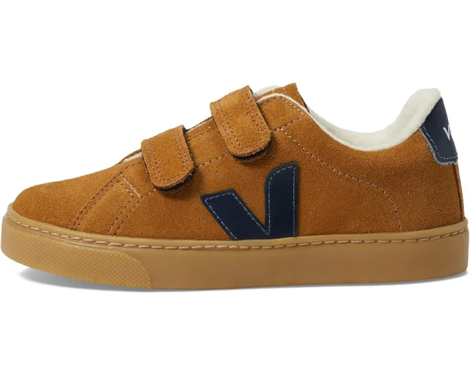 Детские зимние кроссовки VEJA Small Esplar с застежкой на липучке и флисовой подкладкой