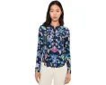 Johnny Was облегающая блузка Elizabeth с длинным рукавом и цветочным принтом
