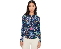 Johnny Was облегающая блузка Elizabeth с длинным рукавом и цветочным принтом