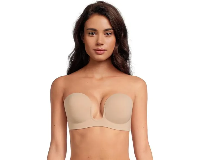 Fashion Forms Бюстгальтер Voluptuous U Plunge Backless Strapless с силиконовыми крыльями