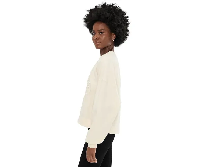 Свитшот Lila Embos с рельефным логотипом от AllSaints