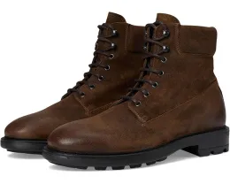 Ботинки To Boot New York Piero высотой до икры на устойчивом каблуке из замши