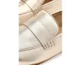 Лоферы FitFlop Delicato из мягкой металлизированной кожи
