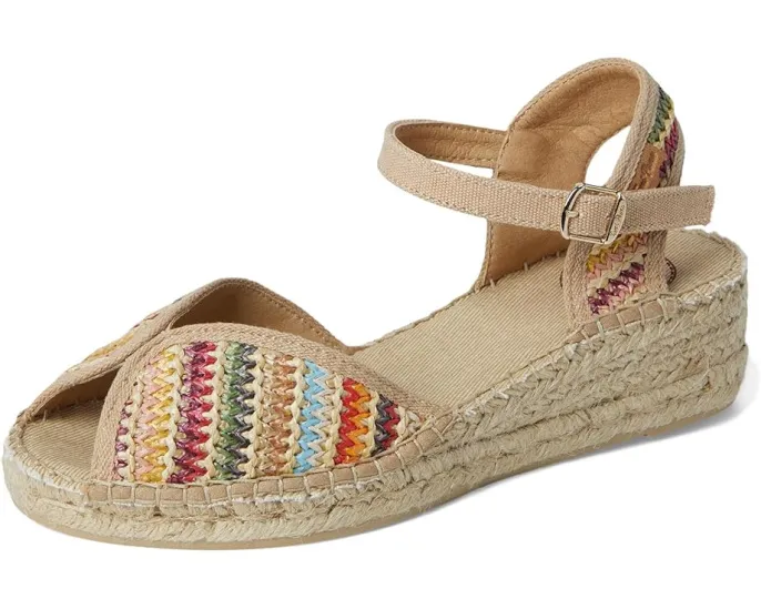 Эспадрильи Toni Pons Bella-Ma с открытым мысом и клином из джута