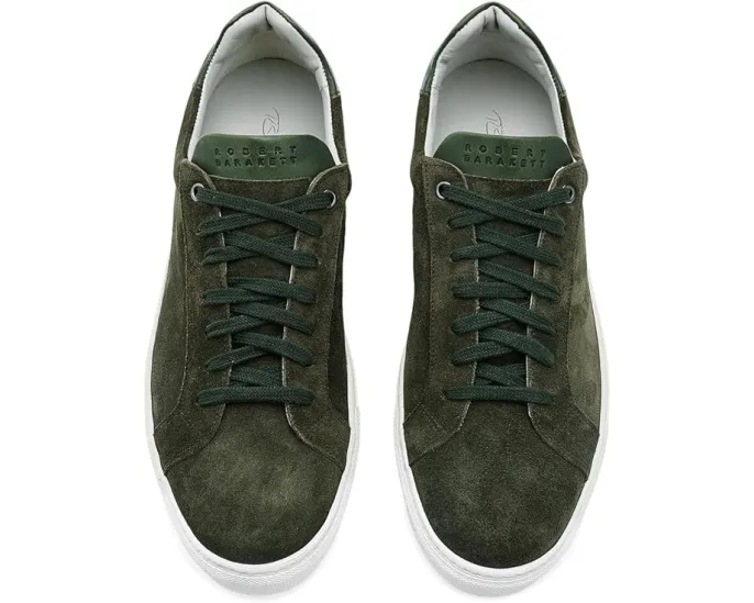 Кеды Robert Barakett Huberto из замши Balsam Green
