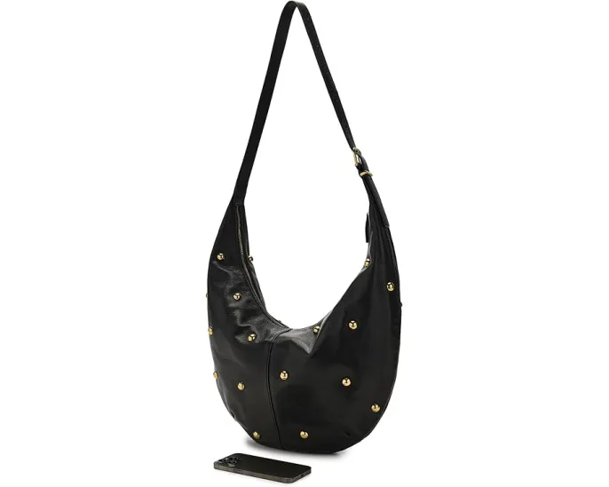 Сумка The Essential Curve Shoulder Bag из кожи со стразами Madewell