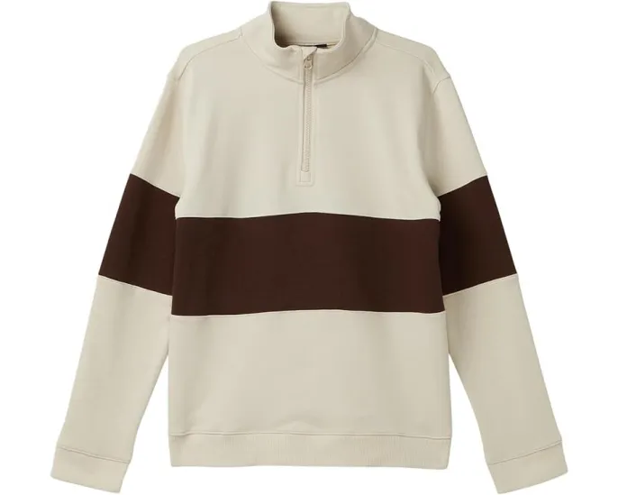 Свитшот Janie and Jack с молнией на четверть и воротником