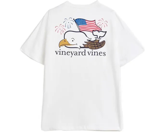 Детская футболка Vineyard Vines с китом и орлом