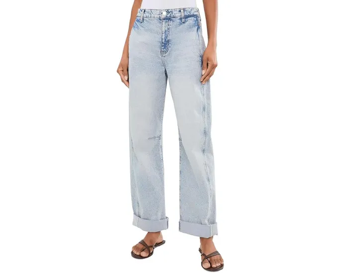 Джинсы Mercer с высокой посадкой и манжетами AG Jeans