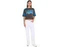 Футболка NFL Detroit Lions Bling в полоску с вырезом Junk Food Clothing
