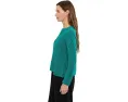 Свитер Eileen Fisher с круглой горловиной из смеси органического льна и хлопка