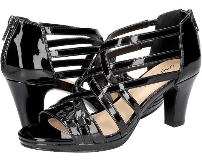 Туфли Easy Street Bee на шпильке с ремешками и молнией